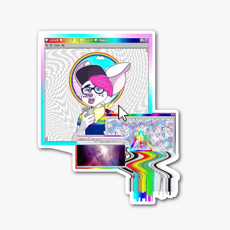 FIND U RMX STICKER